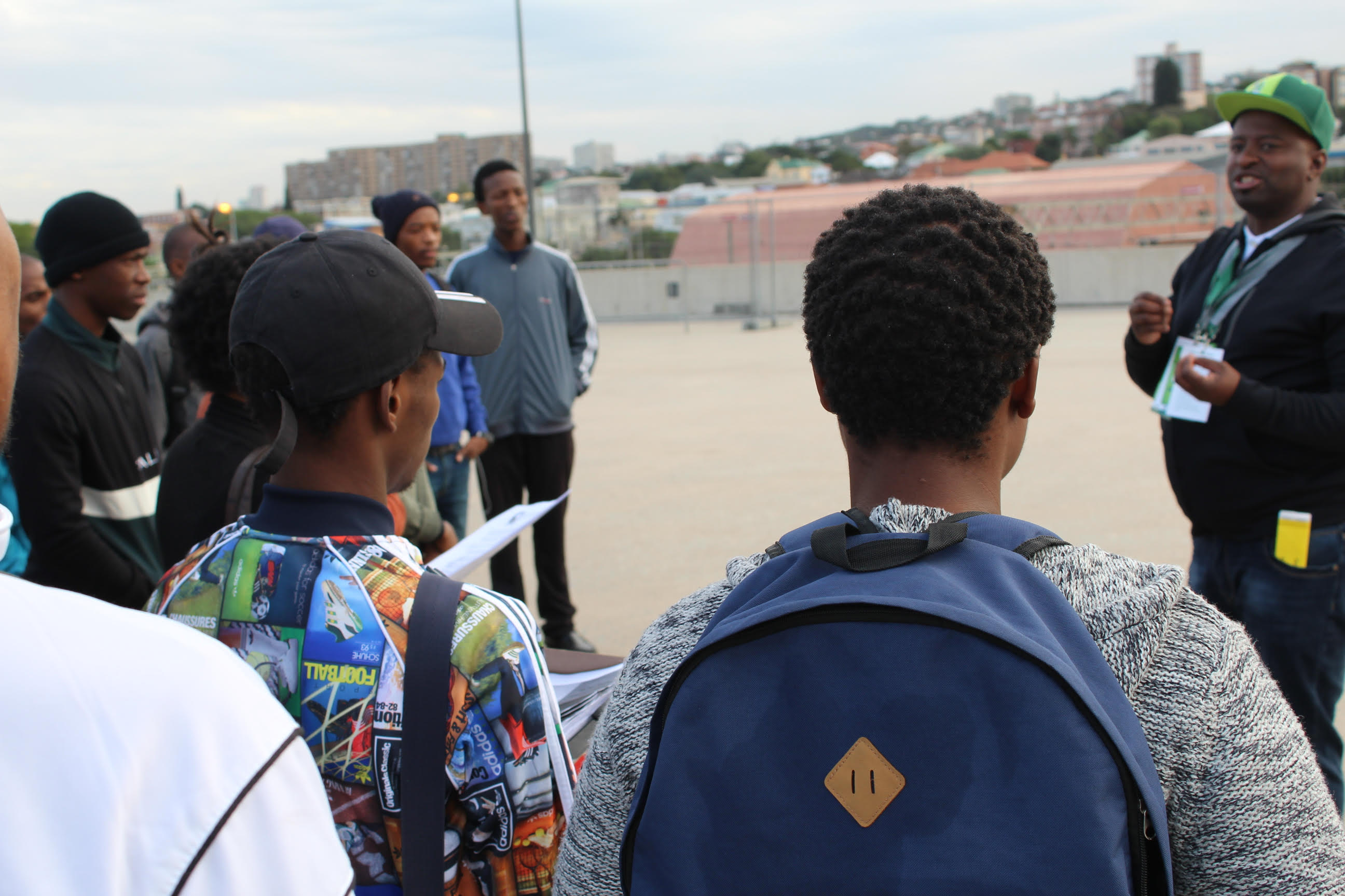 Nedbank Cup Final 2017 Training with DUT Students