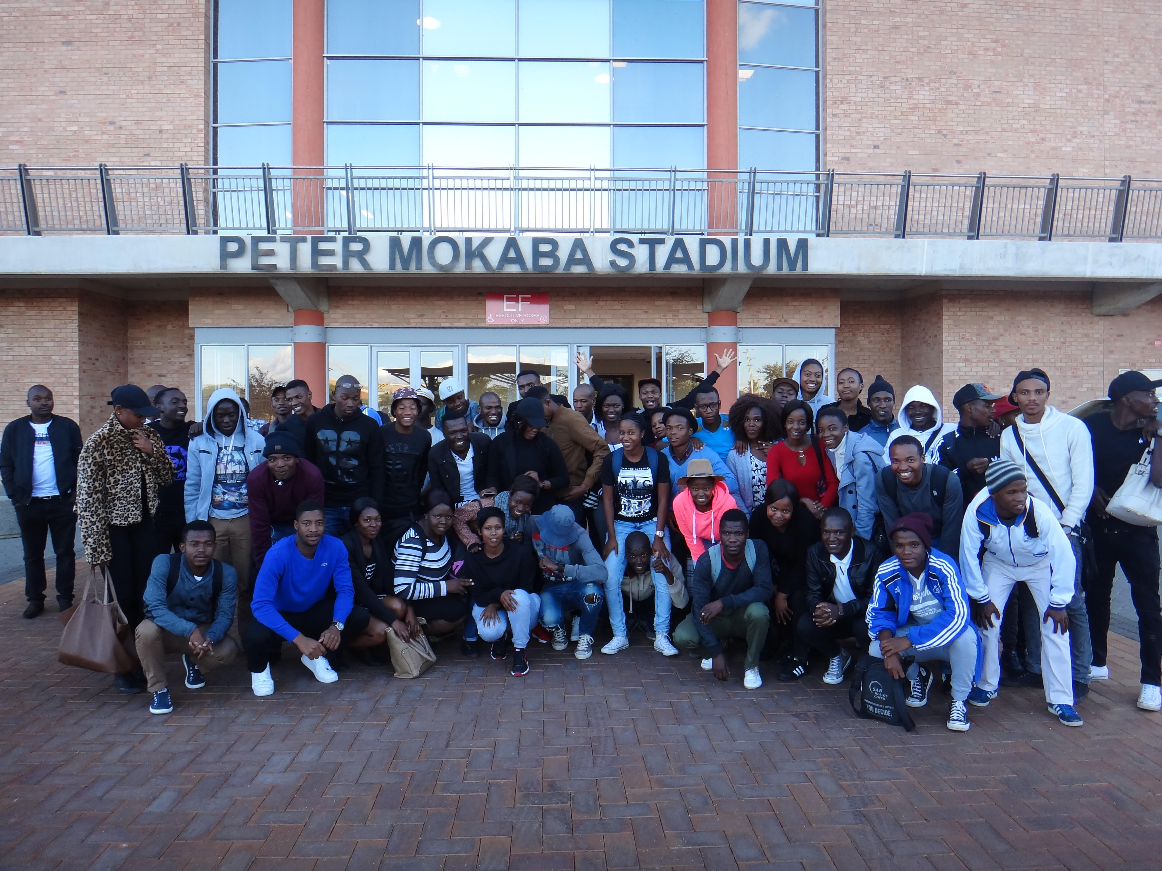 Stadium walk about - Amazing enough, some of these students it was their first time in a World Cup Stadium