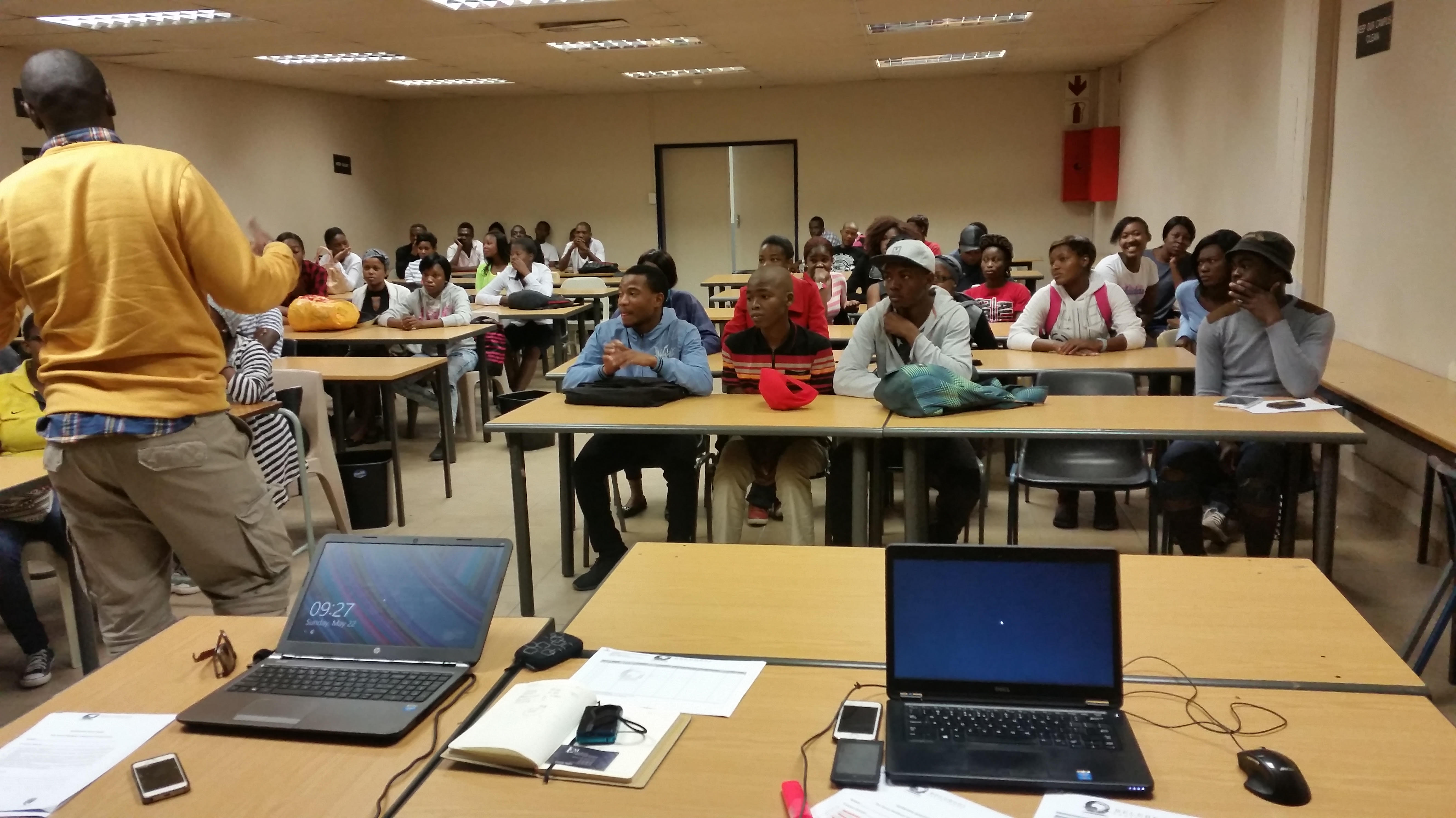 TUT Polokwane Sports Students (Nedbank Cup Final 2016 Volunteer Program Training)