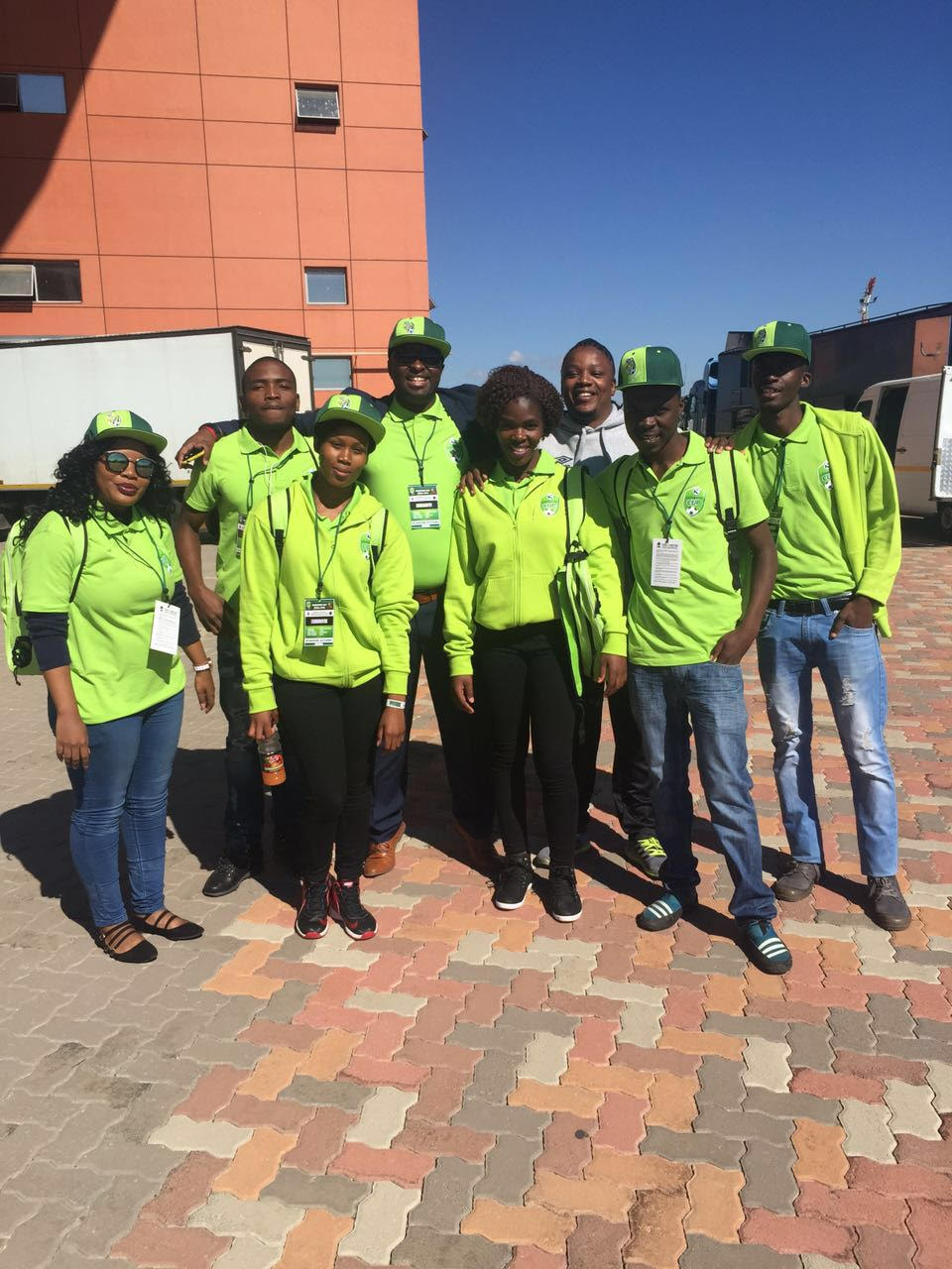 Volunteers also got to meet the famous Mr Kabelo Bosilong